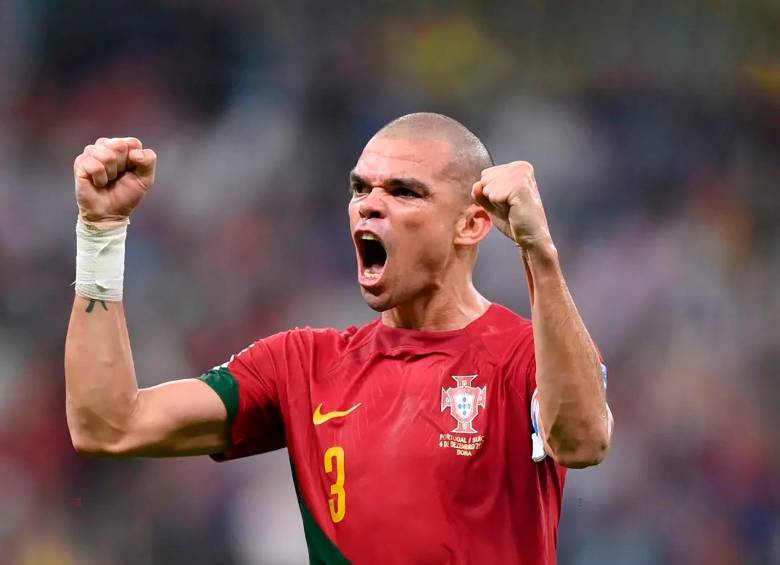 Pepe fue figura en el Mundial de Qatar 2022 a sus 39 años. Hoy, con 40, es titular y capitán en Porto. FOTO GETTY