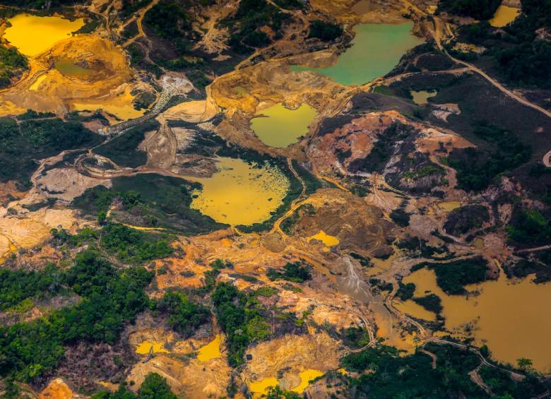 La minería ilegal sigue siendo el gran motor de deforestación en Antioquia. FOTO: MANUEL SALDARRIAGA