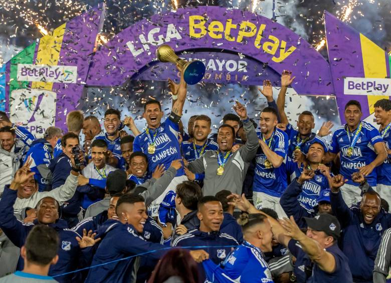 Millonarios es campeón de la Liga Betplay-1. FOTO: Juan Antonio Sánchez