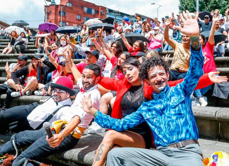 Los habitantes de Manizales llegaron al evento reflejando su cultura. FOTO Alexa Rochi/ PRESIDENCIA DE LA REPÚBLICA
