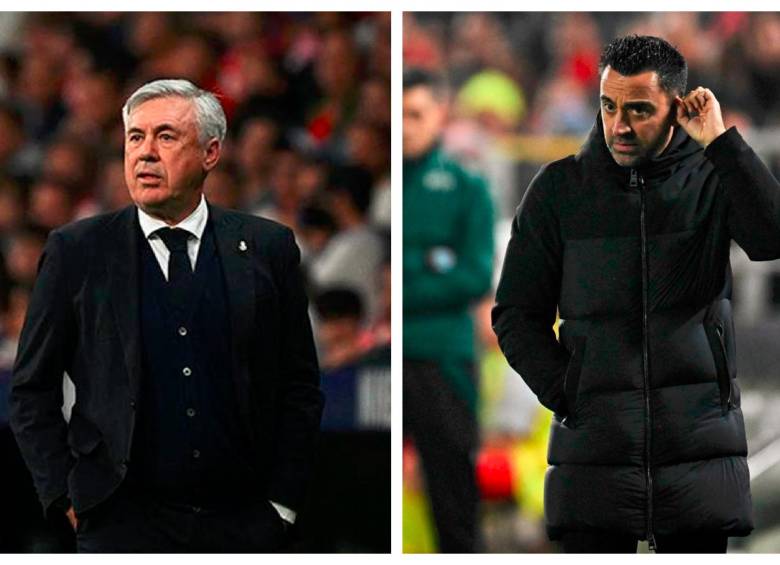 El equipo de Carlo Ancelotti va por su tercer triunfo de la temporada ante el Barcelona de Xavi Hernández. FOTOS AFP