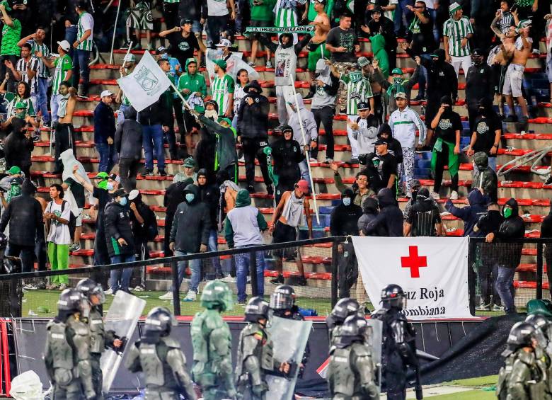 La logística en la tribuna sur seguirá igual. FOTO El colombiano 