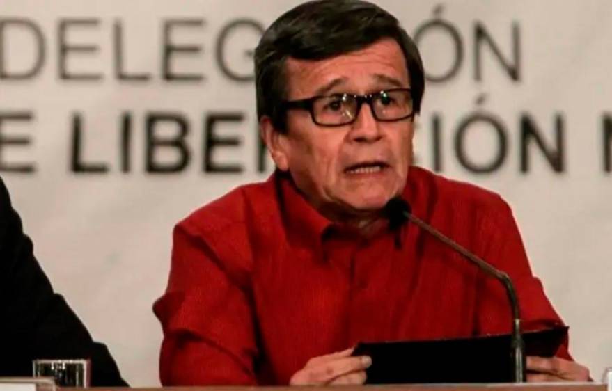 Pablo Beltrán es jefe del equipo negociador del ELN en la mesa de diálogo con el Gobierno. FOTO: EFE