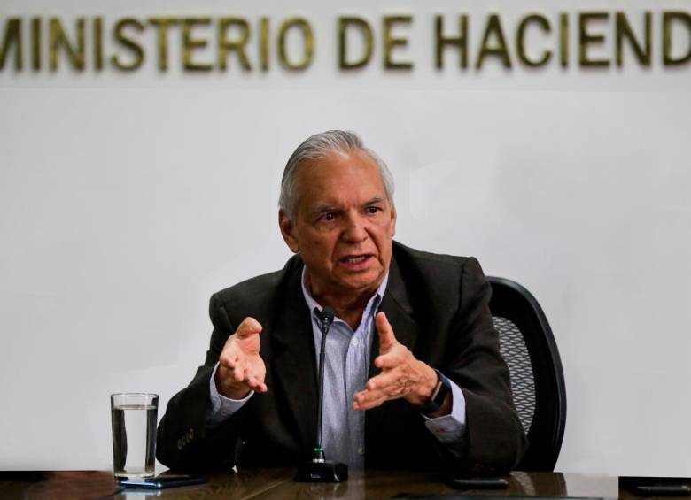 Ricardo Bonilla, ministro de Hacienda. Foto Colprensa. 