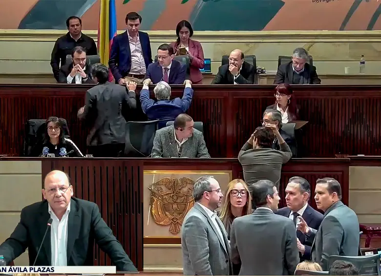 Al iniciar el debate de discusión del proyecto de reforma tributaria en las Comisiones Económicas Conjuntas del Congreso, el ministro de Hacienda, Germán Ávila, defendió la iniciativa. FOTO Captura de video