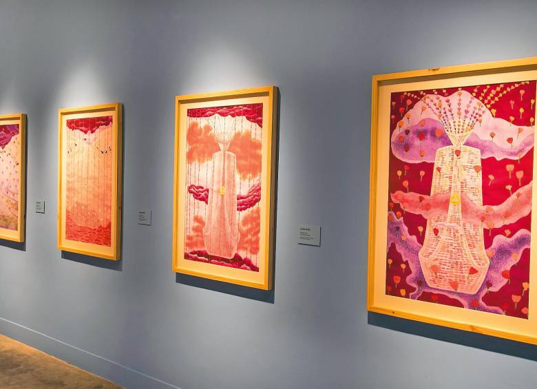 En esta exposición se ven obras en formatos convencionales. FOTO Manuel Saldarriaga