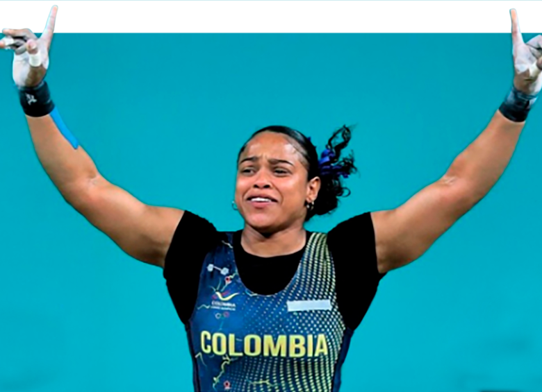 La antioqueña Mari Leivis Sánchez, quien fue medallista de plata en los Juegos Olímpicos París 2024, consiguió dos preseas doradas en levantamiento de pesas, el deporte donde Colombia dominó. FOTO bolivarianos