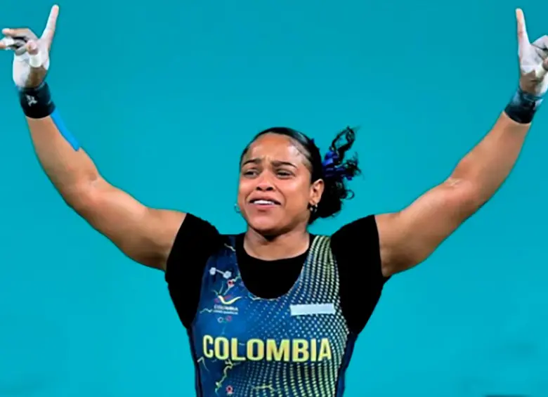 La antioqueña Mari Leivis Sánchez, quien fue medallista de plata en los Juegos Olímpicos París 2024, consiguió dos preseas doradas en levantamiento de pesas, el deporte donde Colombia dominó. FOTO bolivarianos