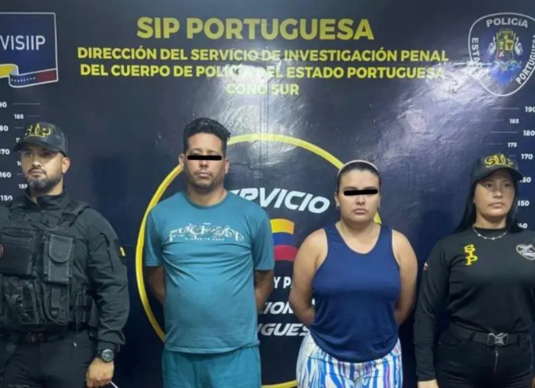 María Fernanda Delgado Hernández y Edinson José Torres Sarmiento, dos de los capturados en Venezuela por el crimen de Yulixa Toloza. Fotos: cortesía