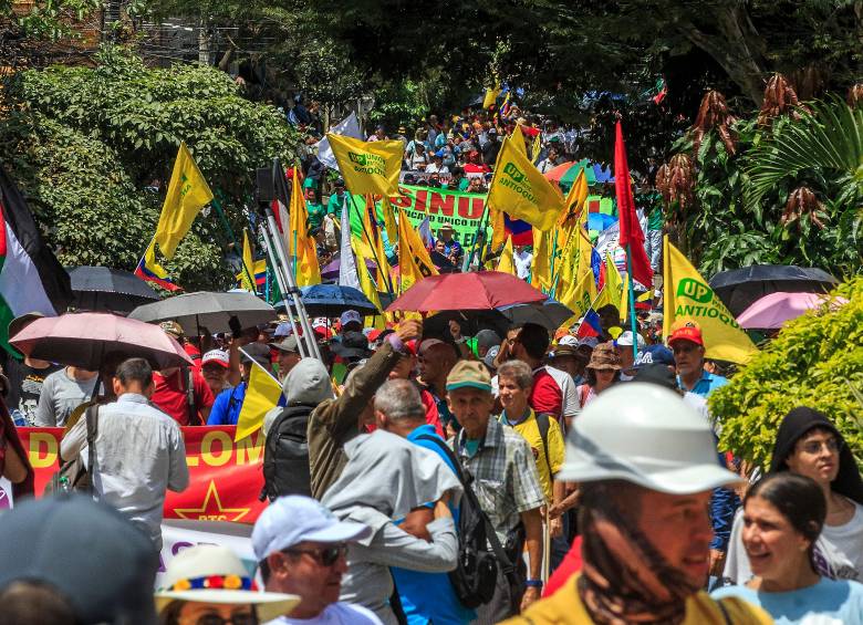 La CUT y la CGT, dos de los sindicatos más grandes del país, le retiraron su apoyo a la reforma laboral que será radicada este lunes en la Comisión Cuarta del Senado. FOTO: Camilo Suárez