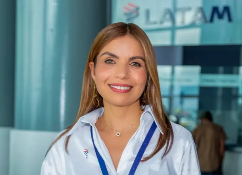 Erika Zarante, CEO de LATAM Airlines Colombia, destacó el desempeño de la aerolínea en el primer semestre y los retos que enfrenta el sector aéreo en Colombia. FOTO cortesía