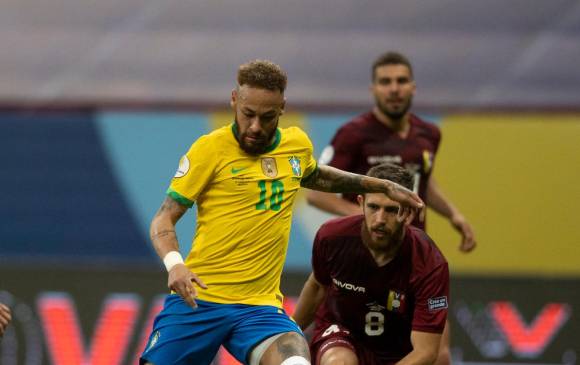 Neymar es la principal novedad de Brasil para el duelo ante Colombia, este domingo en el Metropolitano. FOTO TOMADA DE @CBF Futebol