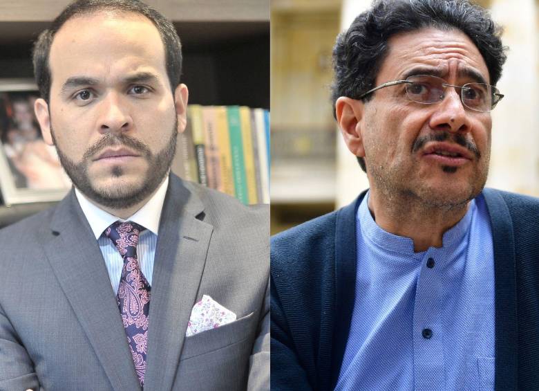 Abelardo de la Espriella e Iván Cepeda. Fotos: Colprensa