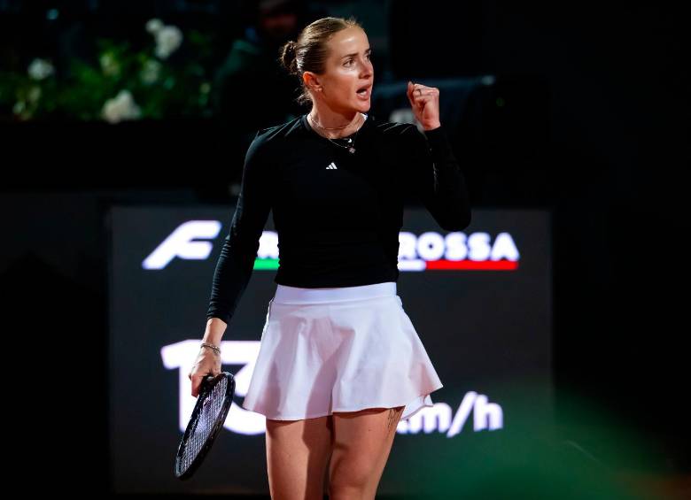 La ucraniana Elina Svitolina alcanzó su tercer título en Roma. FOTO: GETTY