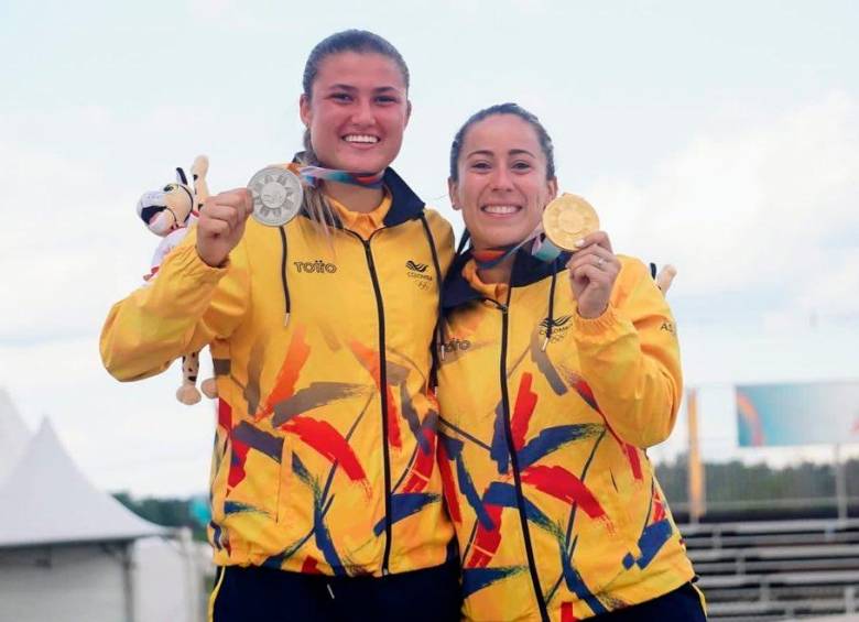 Mariana Pajón y Gabriela Bolle causaron sensación, de principio a fin, en el BMX de los Juegos Suramericanos-2022. FOTO COC