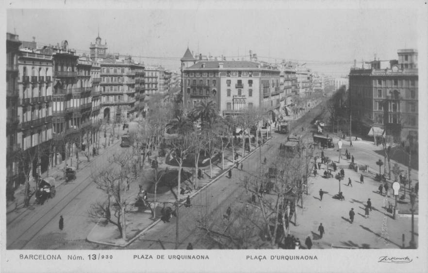 Imagen ilustrativa de Barcelona en los años 50. Foto: GettyImages.