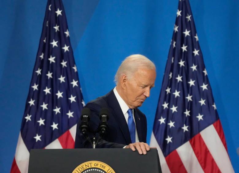 Presidente de Estados Unidos, Joe Biden, renuncia a buscar la reelección. Foto: GETTY