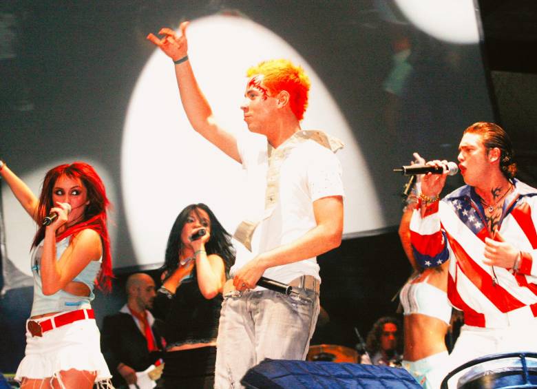 Este fue el concierto de RBD en el Estadio Atanasio Girardot de Medellín el 21 de octubre de 2005. FOTO: Archivo EL COLOMBIANO