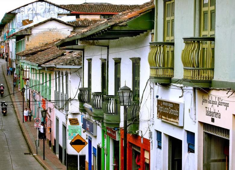 Sonsón, en el Oriente, le apuesta al turismo patrimonial. Los balcones coloniales son un atractivo. FOTO Juan Antonio Sánchez