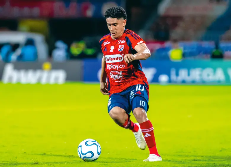 El volante antioqueño Daniel Cataño es titular con el Medellín ante Cusco. Foto: Juan Antonio Sánchez