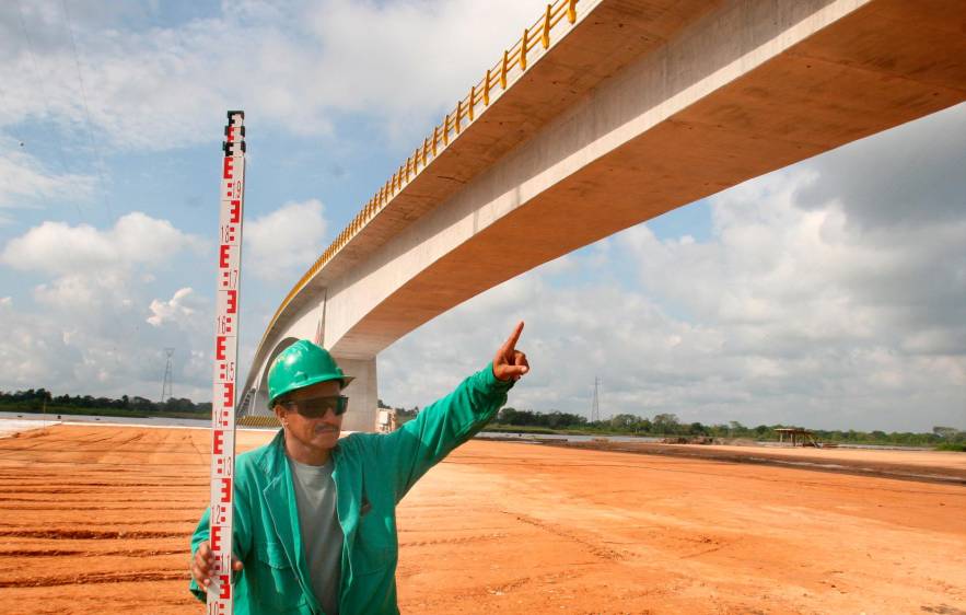 Conconcreto hizo las primeras losas de cemento 