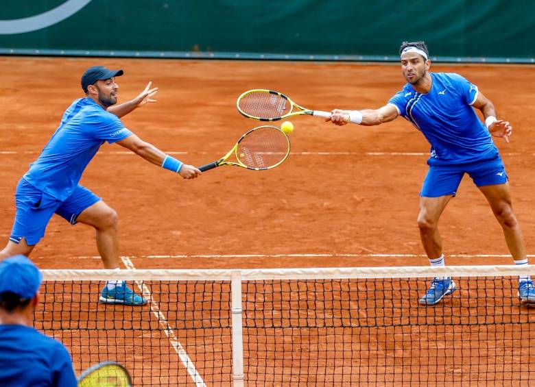 Juan Sebastián Cabal y Robert Farah son novenos en el ranking de dobles de la ATP y los únicos colombianos que han ganado Grand Slams (Wimbledon y US Open 2019). FOTO Juan Antonio Sánchez