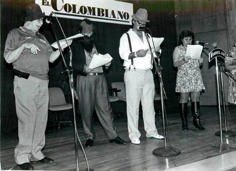 Montecristo (a la izquierda) en una presentación en EL COLOMBIANO. Foto Archivo