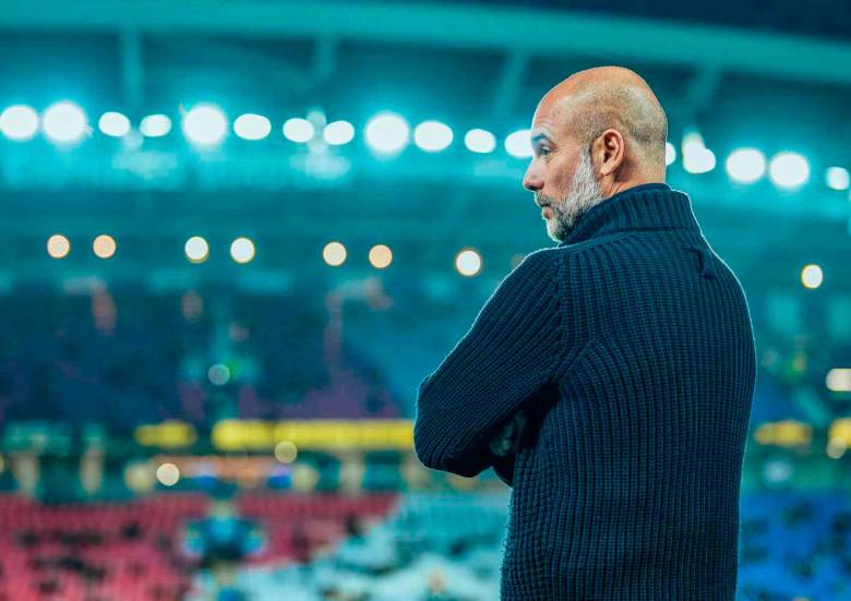 Mala hora para Pep Guardiola con el Manchester City, ajusta cuatro derrotas consecutivas. FOTO TOMADA @ManCityES