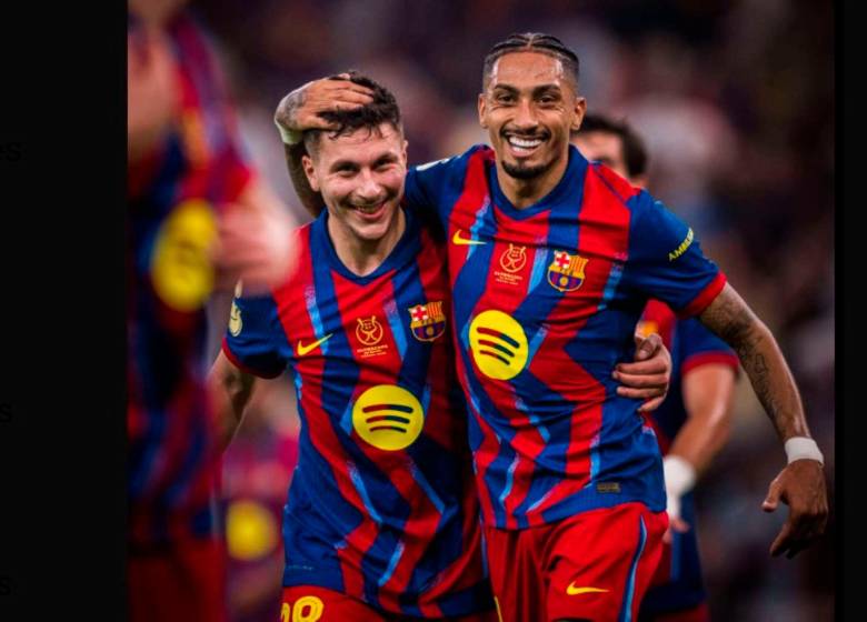 Barcelona jugará la llave de octavos de final de la Copa del Rey ante Racing de Santander y Real Madrid lo hará contra Albacete. FOTO TOMADA X @FCBarcelona_cat