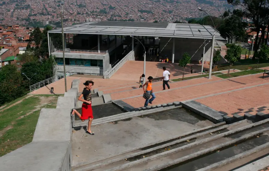 Parque Biblioteca Tomás Carrasquilla La Quintana. Foto: EL COLOMBIANO