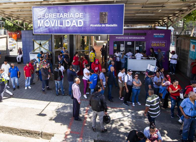 Imagen de referencia de la secretaría de Movilidad de Medellín. FOTO: Julio Cesar Herrera Echeverri