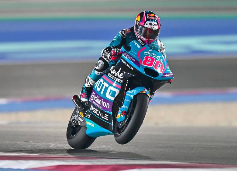 Las ganas de estar siempre adelante le han costado algunas caídas esta temporada a David Alonso, las cuales le dejan enseñanzas. FOTO GETTY 