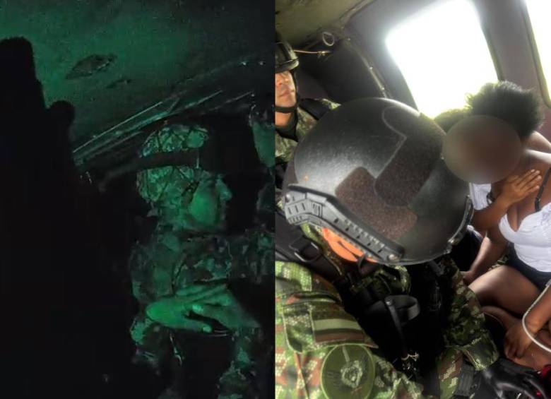 El operativo estuvo a cargo de soldados de la Sexta División. FOTOS: Cortesía Ejército Nacional