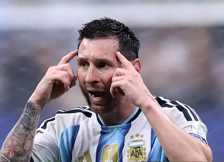 Lionel Messi lanzó una arenga llamativa a sus compañeros previo a la final ante España. Foto: Getty Images