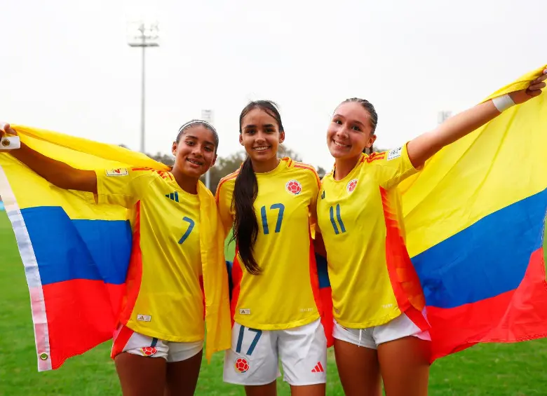 La Selección Colombia Sub-17 se prepara para su partido por octavos de final frente a Japón en la Copa del Mundo. Foto: GETTY. 