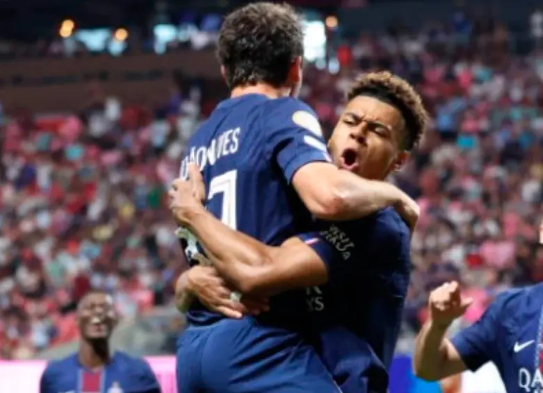 El PSG celebró en el Mundial de Clubes y ya está en cuartos de final del torneo que se disputa en Estados Unidos. FOTO TOMADA X@fifaworldcup_es