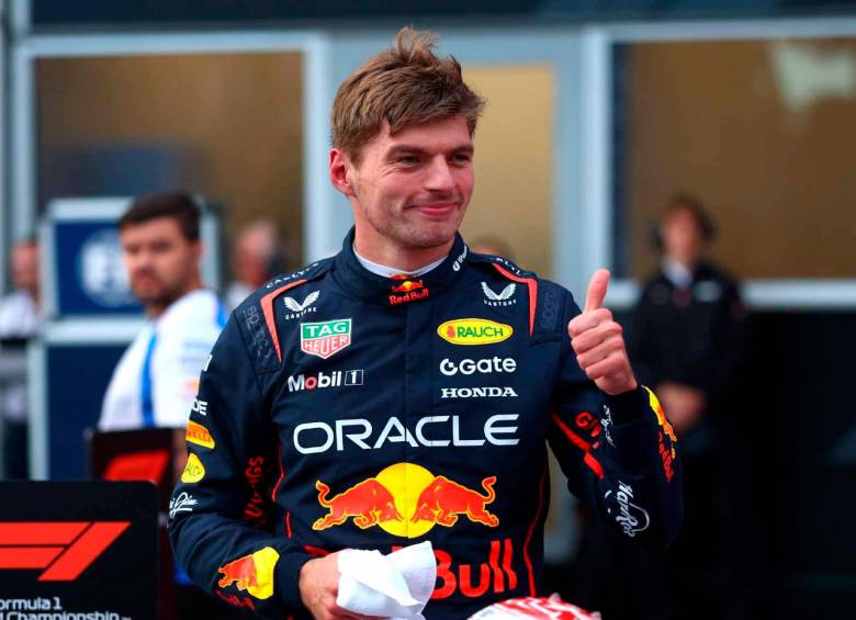 El neerlandés Max Verstappen de Red Bull, ganó con gran autoridad el Gran Premio de Azerbaiyán de Fórmula 1. FOTO GETTY 