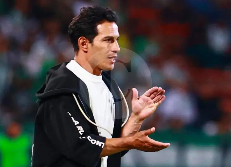 El técnico Diego Arias está satisfecho con la disposición de los jugadores de Nacional desde su llegada al banco verde. FOTO MANUEL SALDARRIAGA 