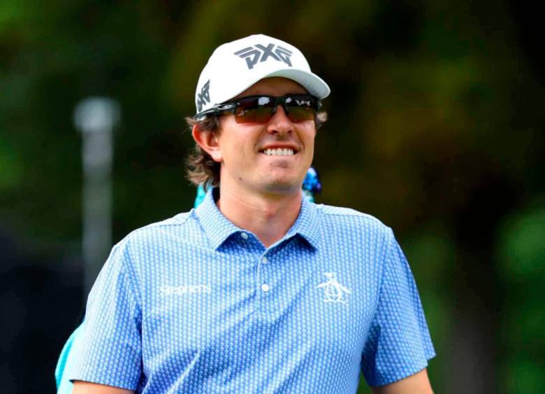 El antioqueño es el líder del Zozo Championship que se disputa en Japón. Echavarría espera mantenerse en esa posición en las dos rondas finales, para ser campeón. FOTO: Tomada de X @PGATOUR