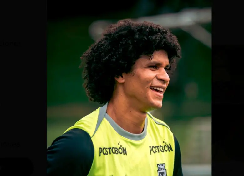 El venezolano Eduard Bello refuerzo de Atlético Nacional para la temporada 2026. FOTO CORTESÍA ATLÉTICO NACIONAL 