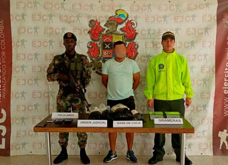 Alias “Cocao” era buscado por las autoridades desde hace más de siete años. FOTO: CORTESÍA EJÉRCITO