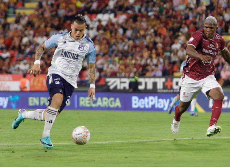 Millonarios y Tolima sería la final del fútbol colombiano según la IA. FOTO ARCHIVO COLPRENSA