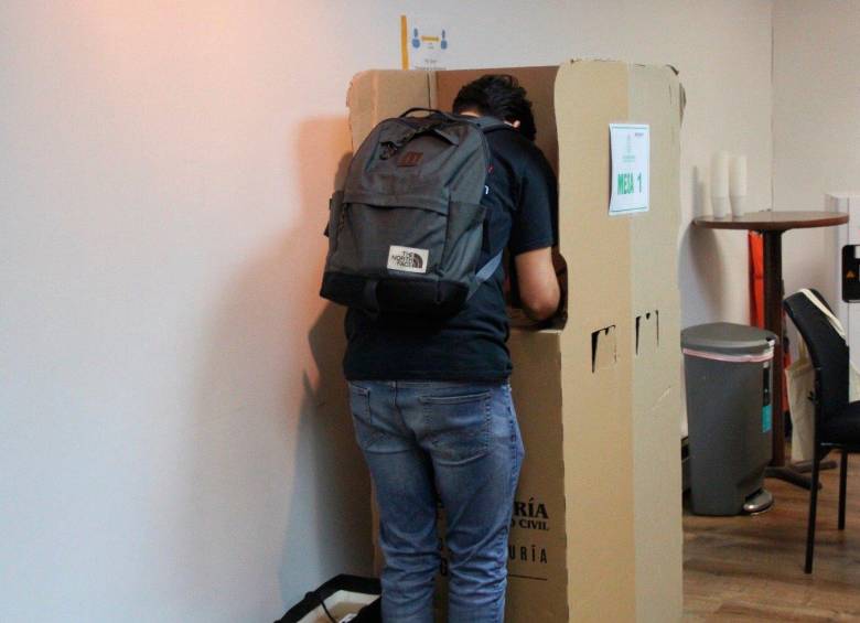 Los puestos de votación para colombianos en el exterior fueron dispuestos en los consulados de 67 países. FOTO: CORTESÍA CANCILLERÍA
