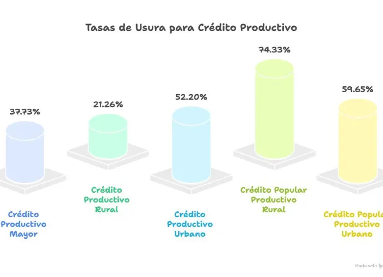 Todas las modalidades de crédito subieron.
