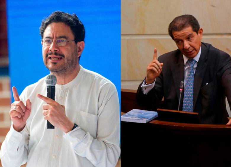 El senador Iván Cepeda y el presidente de Fedegán, José Félix Lafaurie han sido férreos críticos el uno del otro. FOTO Camilo Suárez y Colprensa