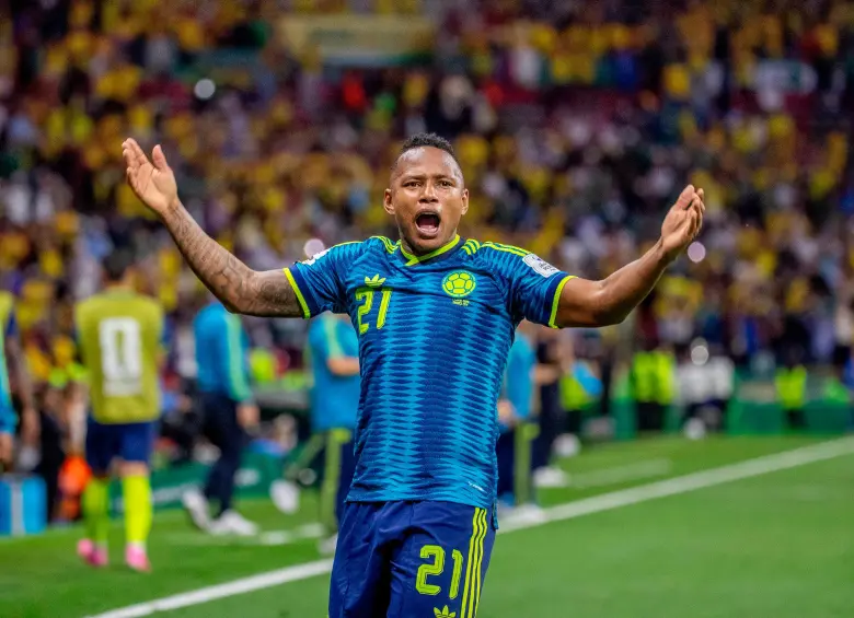 Jaminton Campaz con la Selección Colombia durante el Mundial de 2026. FOTO JUAN ANTONIO SÁNCHEZ 