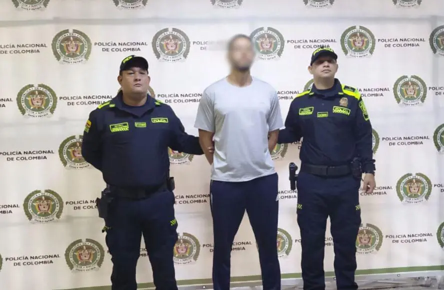 Alias El Flaco, señalado de coordinar envío de drogas a Europa. FOTO: CORTESÍA ALCALDÍA DE MEDELLÍN