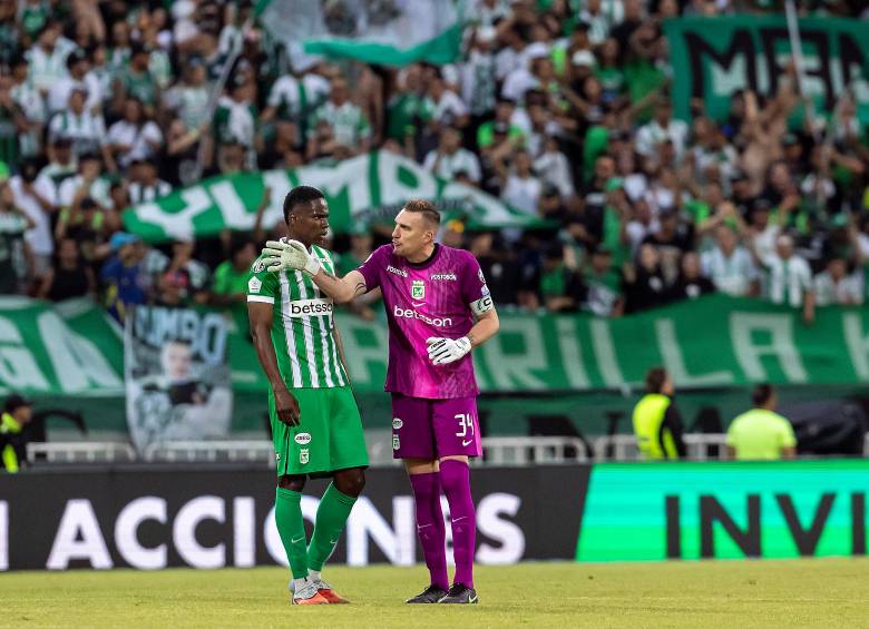 Franco Armani y Néider Parra, dos pílares de Nacional en este segundo semestre. FOTO: Camilo Suárez