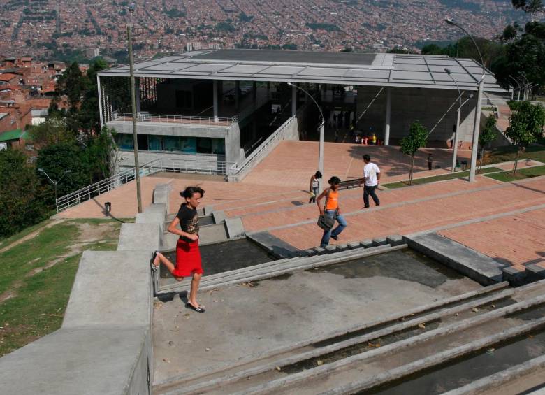Parque Biblioteca Tomás Carrasquilla La Quintana. FOTO: EL COLOMBIANO