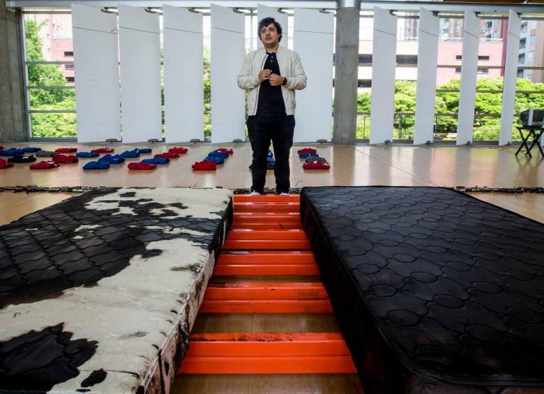 Dos de los colchones que representan lo que se conoce como la cama caliente. FOTO Julio César Herrera 